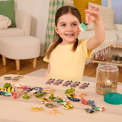 Terra Tropical Fish & Crabs in a Tube for Kids