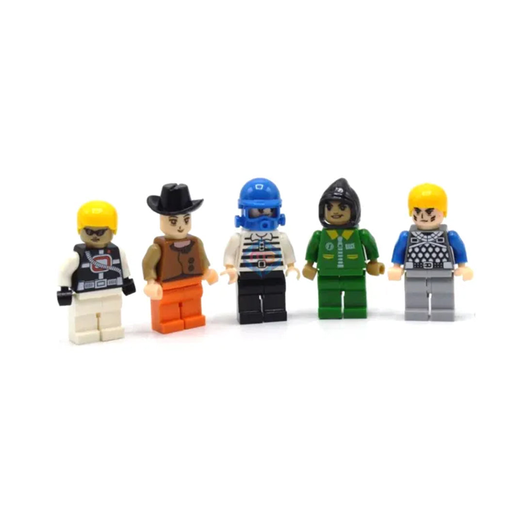 50-Piece Collectible Mini Figures Set (Building Block Compatible) - Toyspry