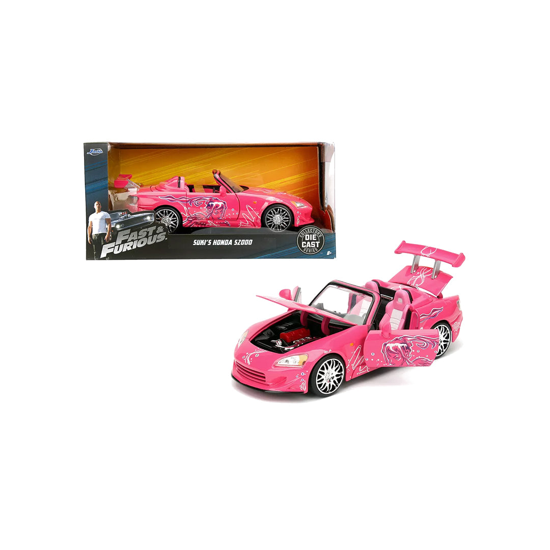 Fast & Furious Suki's Honda S2000 Diecast: 1:24 Convertible Model