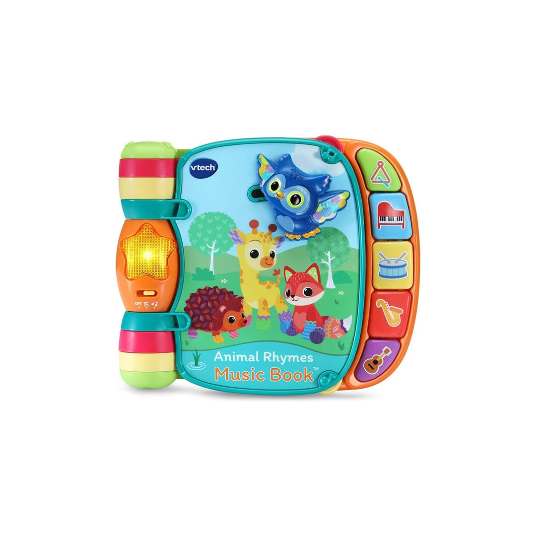 VTech Animal Rhymes Music Book | Musical Baby Book & Nursery Rhyme Toy