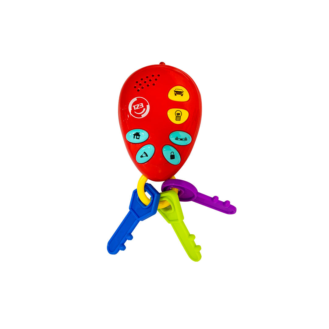 Hapee Capee 1st Car Keys - Baby Toy with Lights & Sounds - Toyspry