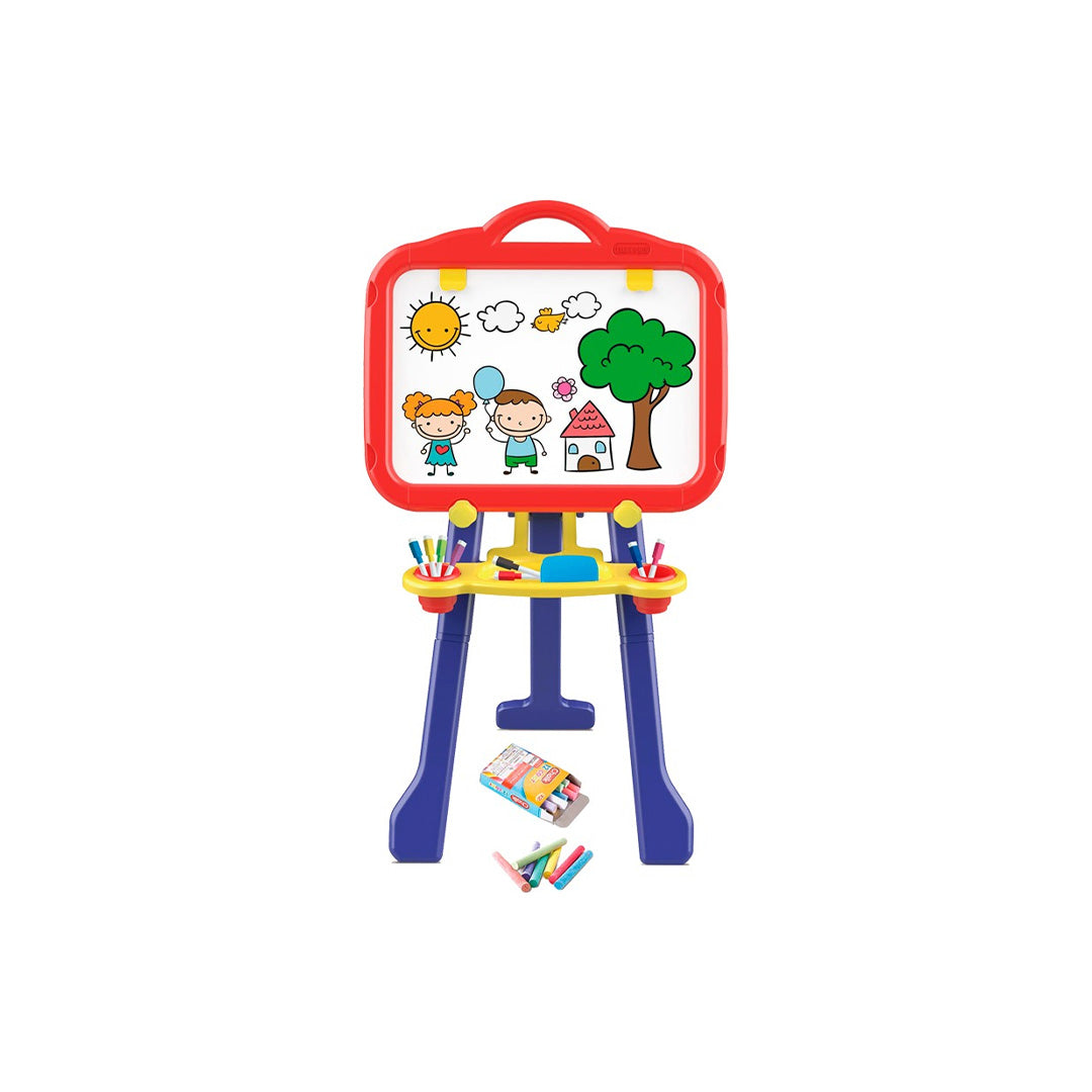 2-in-1 Double-Sided Drawing Board - Kids Chalkboard Toy - Toyspry