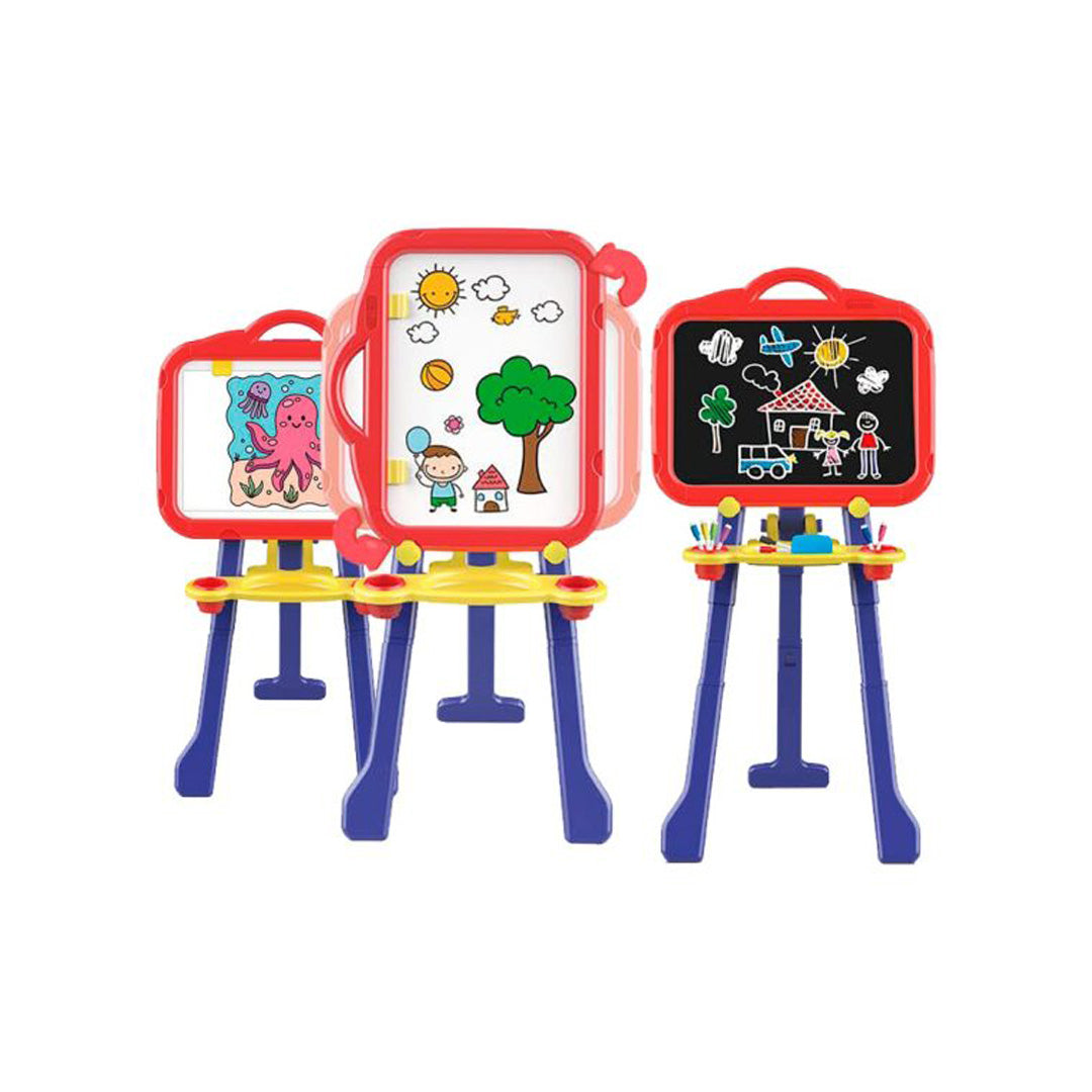 2-in-1 Double-Sided Drawing Board - Kids Chalkboard Toy - Toyspry