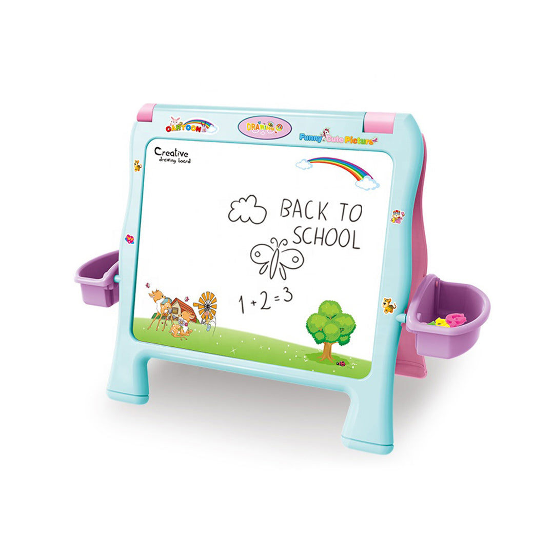 2-in-1 Magnetic Writing & Drawing Board for Kids - Toyspry