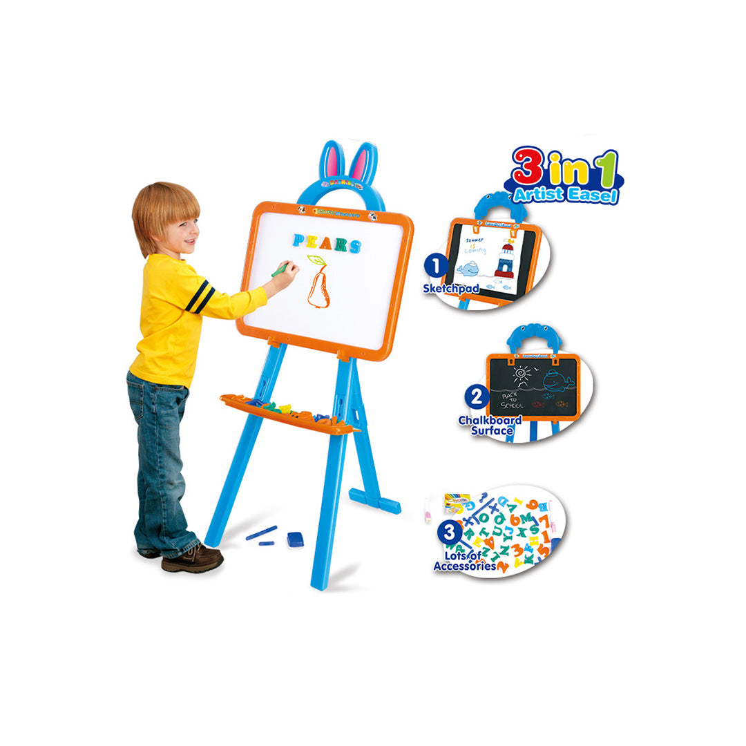 3-in-1 Educational Magnetic Drawing Board