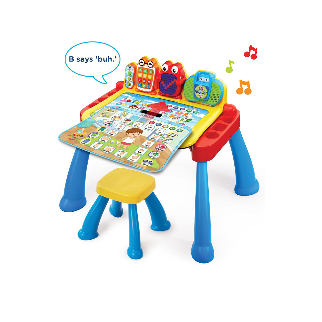 VTech 3-in-1 Interactive Learning Desk - Educational Kids Toy - Toyspry