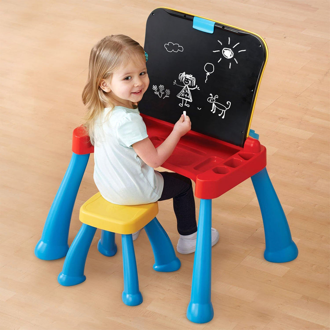 VTech 3-in-1 Interactive Learning Desk - Educational Kids Toy - Toyspry