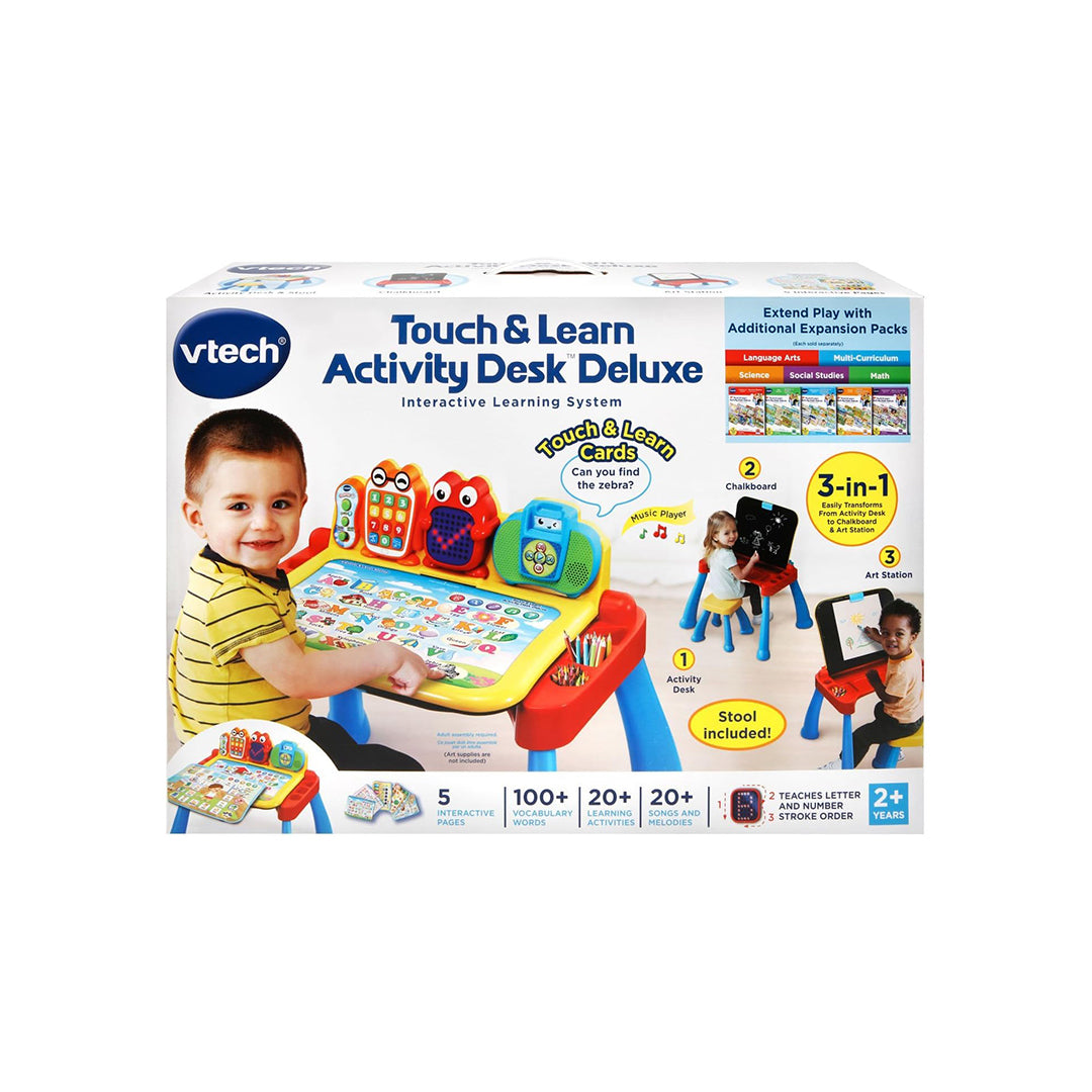 VTech Touch & Learn Activity Desk™ Deluxe | 3-in-1 Interactive Learning Desk