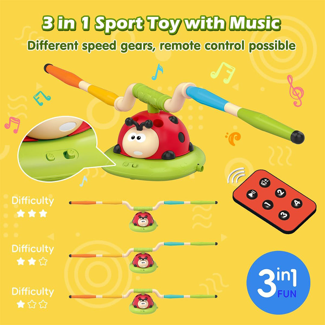 Indoor Outdoor Toy for Kids Ages 3+ Showing All 3 Game Modes