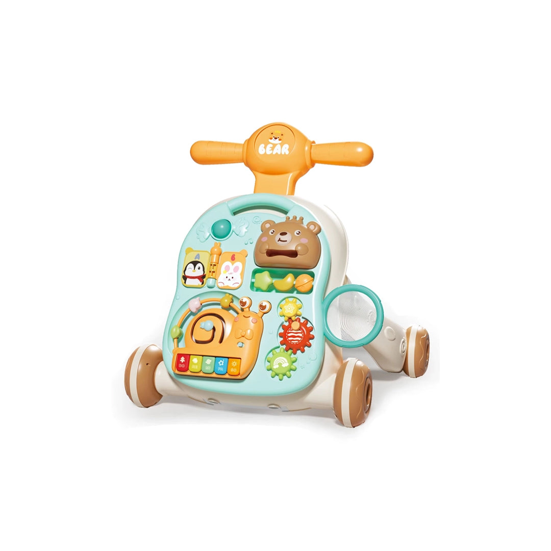 3-in-1 Baby Walker - Multifunctional Activity Table - Toyspry