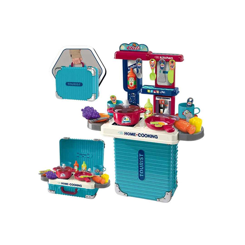 Little Chef Kitchen Playset - Compact Pretend Play (47cm)