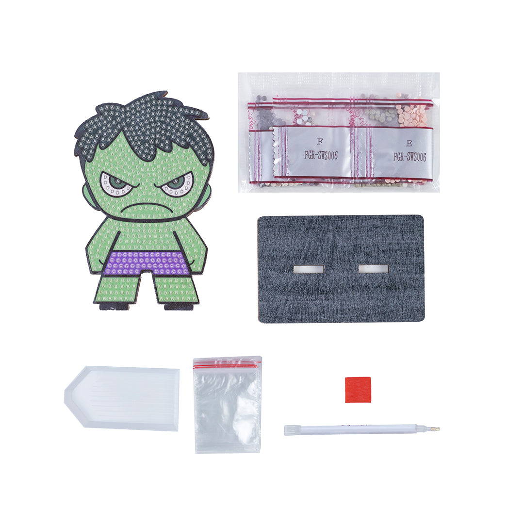 Craft Buddy Marvel Hulk Crystal Art Buddy - Toyspry