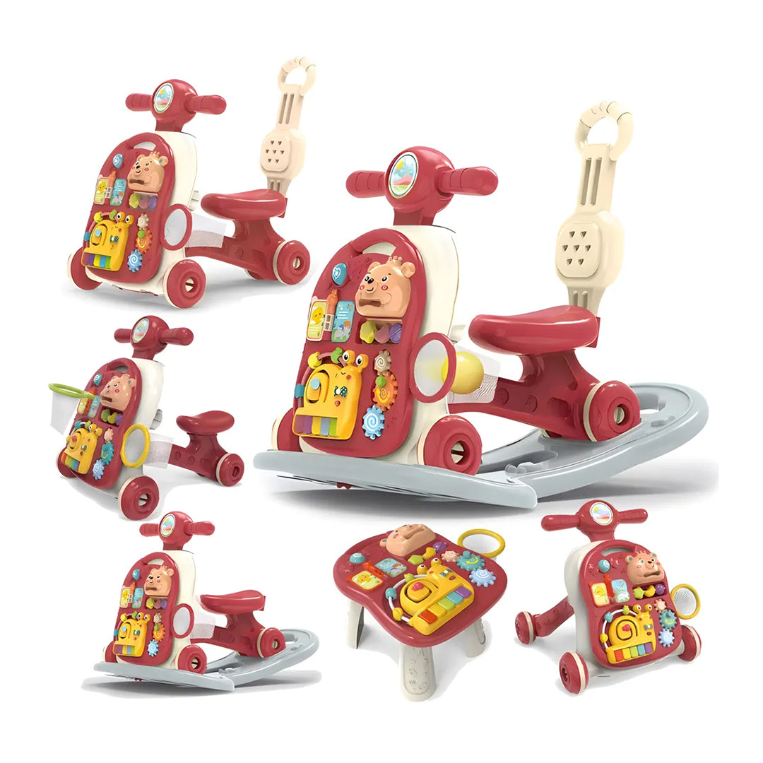 6-in-1 Baby Walker and Activity Table Multifunction
