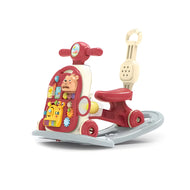 6-in-1 Baby Walker & Activity Table | Multifunction Push Walker with Music & Rocking Car | Early Learning Developmental Toy