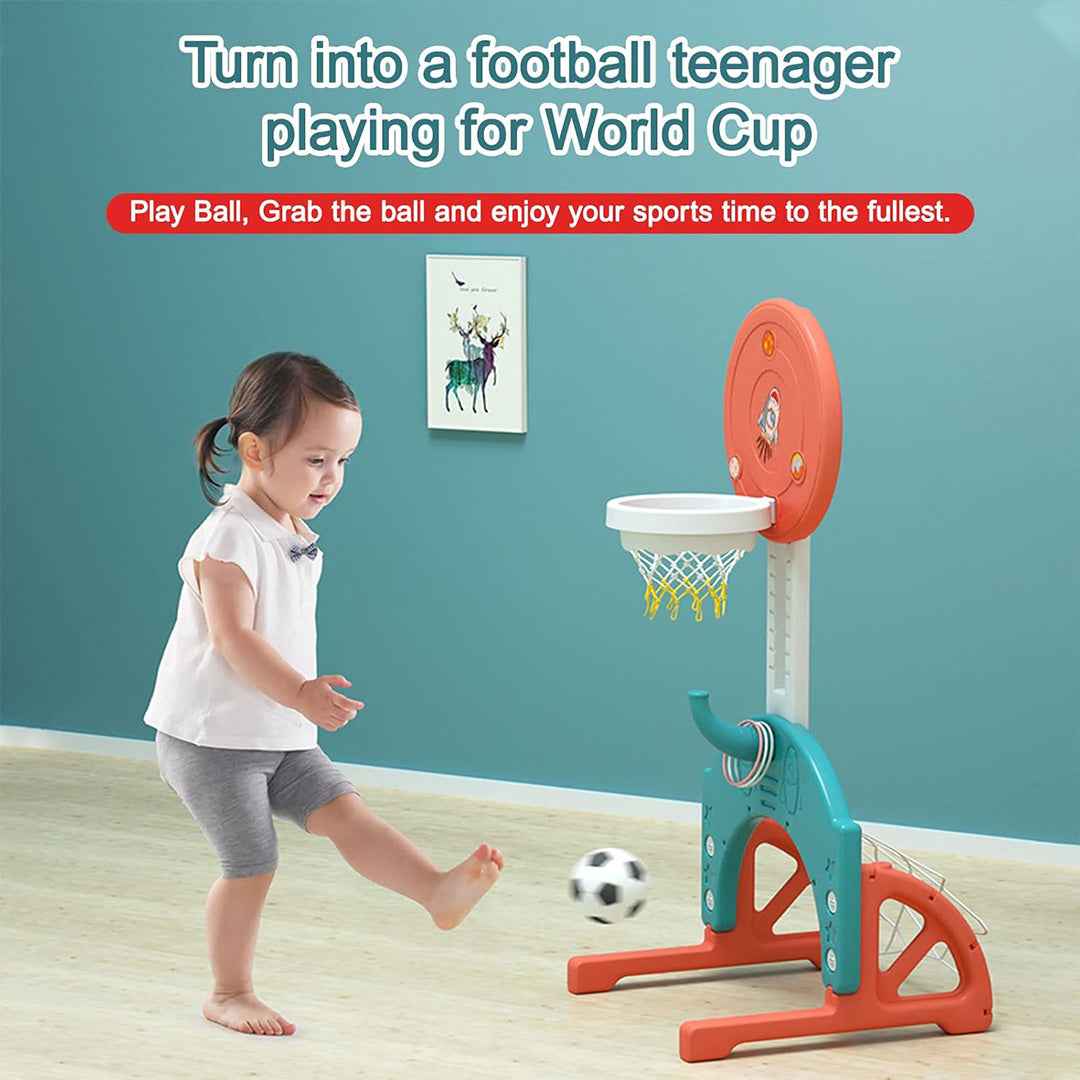 مجموعة طاولة وكرسي أنشطة للأطفال 5 في 1 مع ارتفاع قابل للتعديل - طاولة لعب متعددة الوظائف للأطفال 