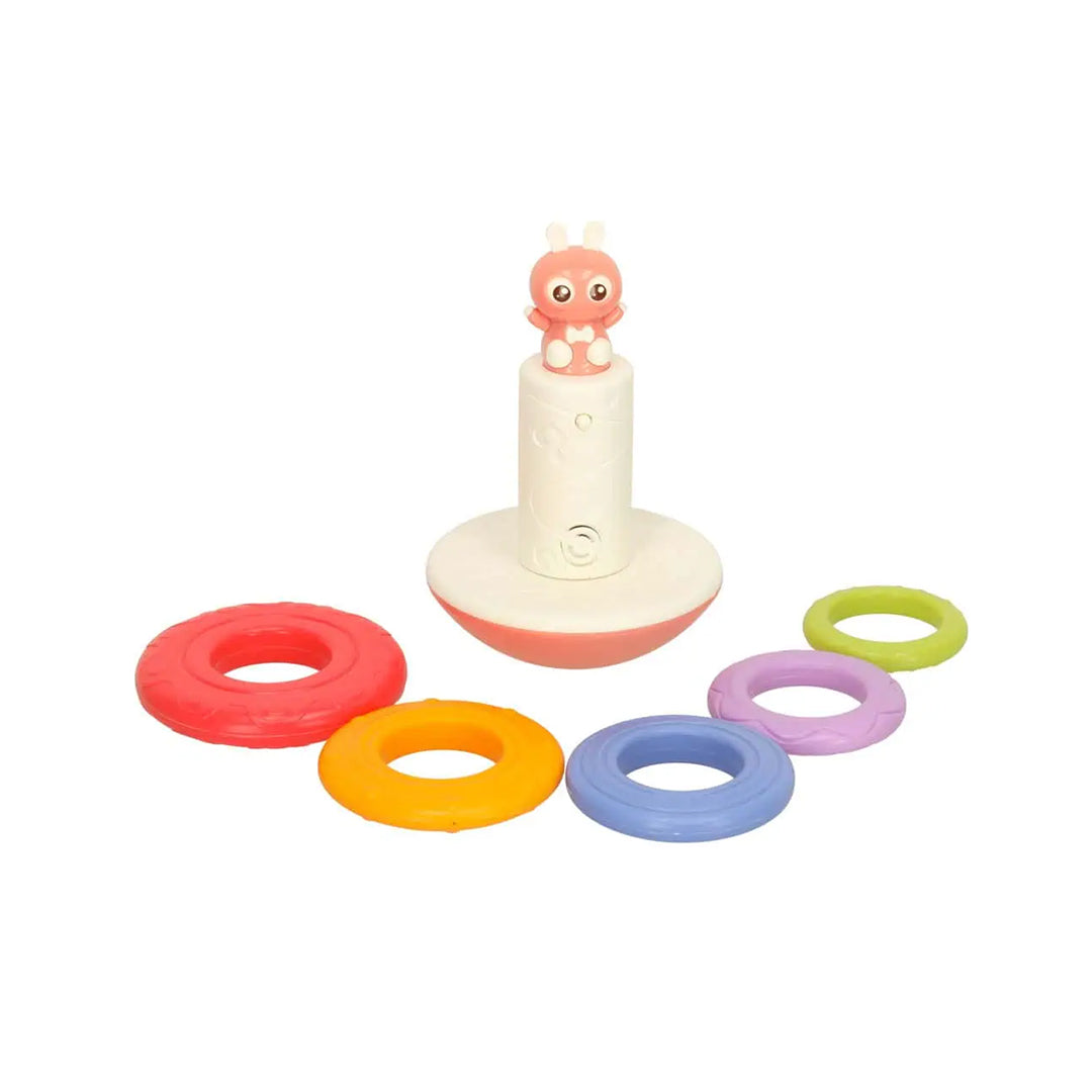 Musical Stacking Rings Toy: Educational Toy for Babies 0 Months+