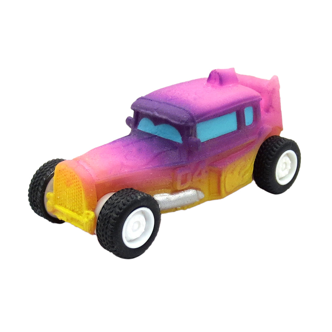 Wheeleezz Crazy Dragsters Series - 6 Pack of Stretchy Toy Cars for Kids