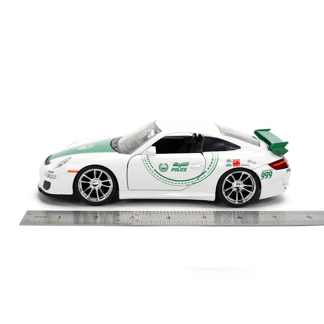 Jada Dubai Police Porsche 911 GT3 - 1:24 Diecast Model Car - Toyspry