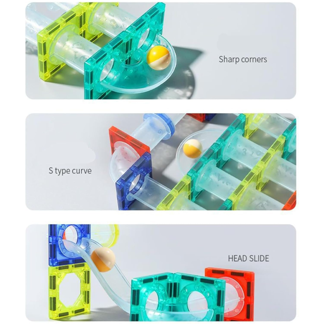 97-Piece Pipeline Magnetic 3D Building Blocks Set