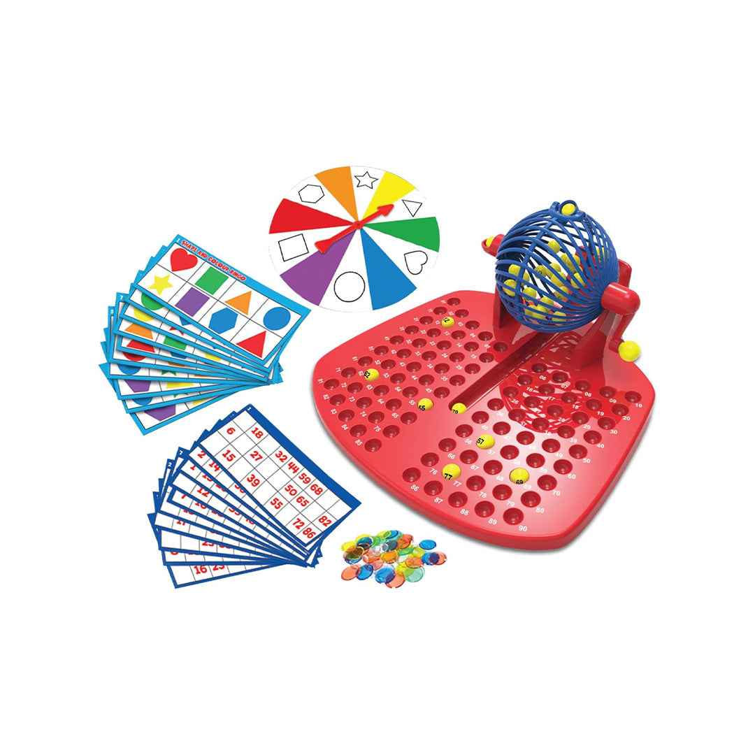 Ambassador 2-in-1 Bingo Lotto Game - Classic Board Game Set