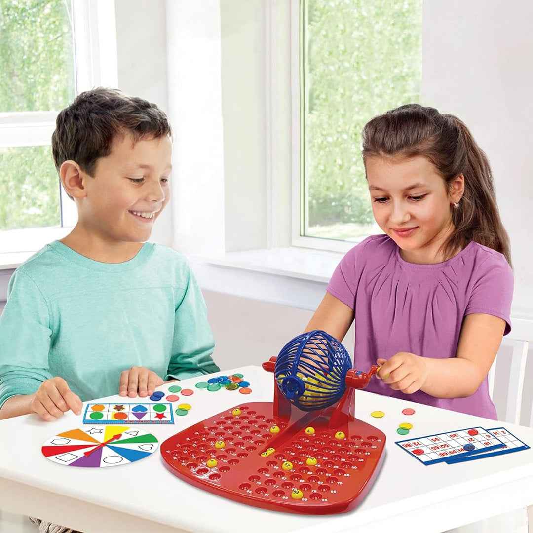 Ambassador 2-in-1 Bingo Lotto Game - Classic Board Game Set