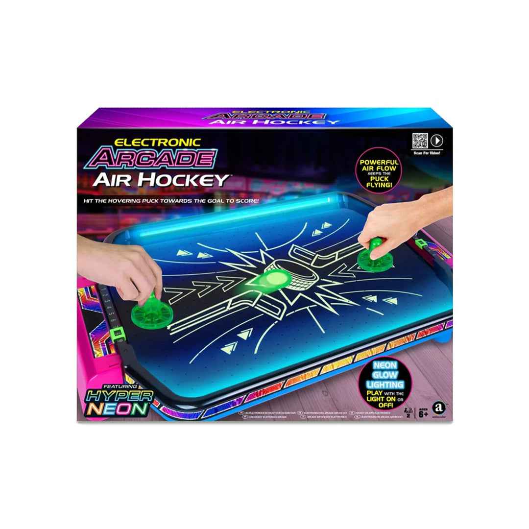 Ambassador Neon Series Arcade Air Hockey Table - Toyspry