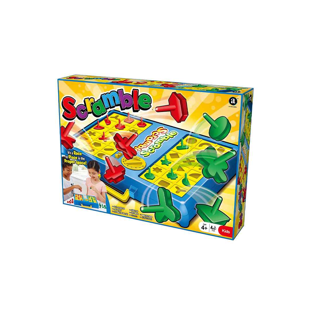 Ambassador Scramble Game Set: Shape Recognition Toy - Toyspry