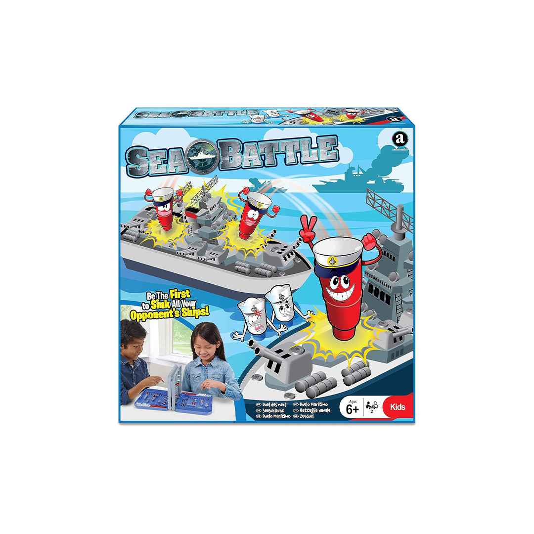 Ambassador Sea Battle Strategic Naval Combat Game - Toyspry