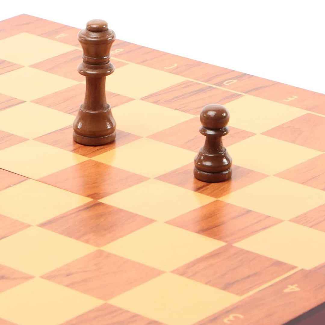 Ambassador Wooden Chess Set - Classic Travel Game for Kids
