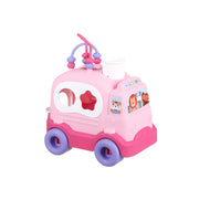 Abero Multi-Color School Bus Toy: Educational Fun for Kids!