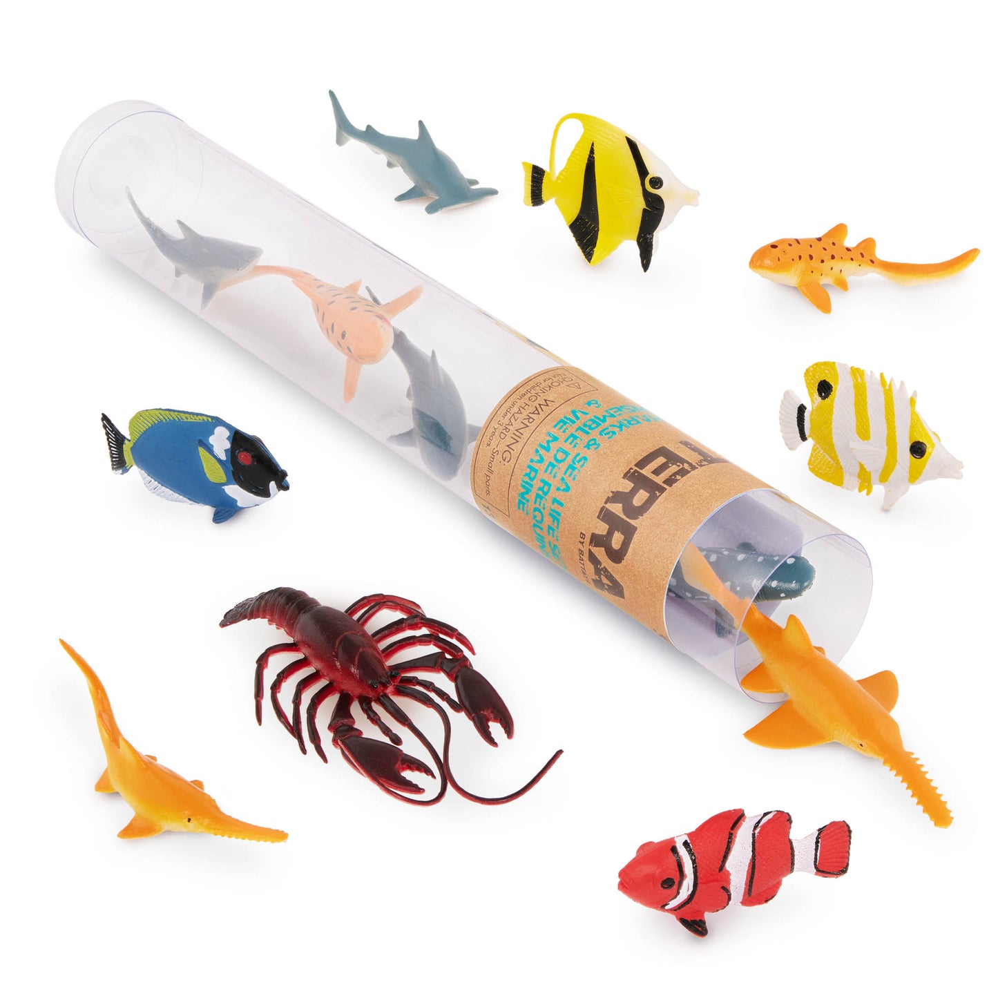 Terra Ocean Animals in a Tube for Kids