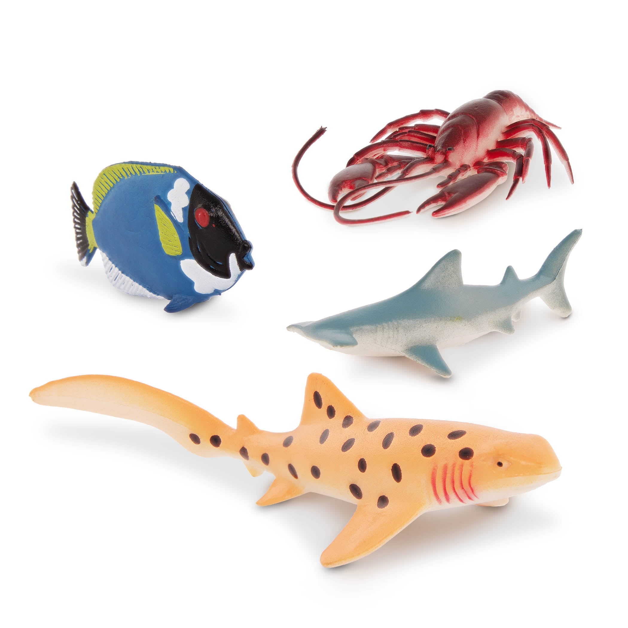 Terra Miniature Sea Animals - 13-Piece Toy Set in Tube - Toyspry
