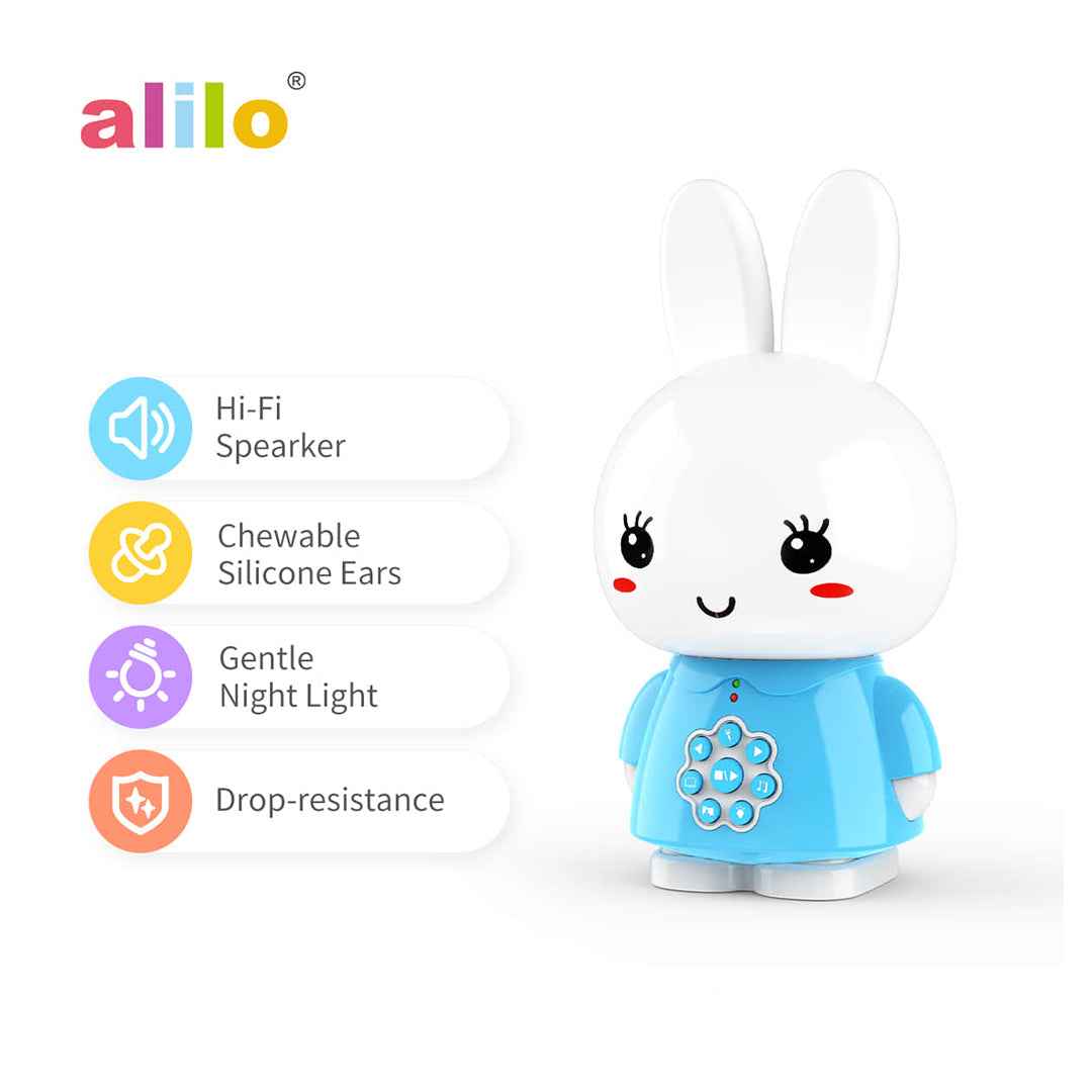Alilo Honey Bunny Blue Musical Learning Toy