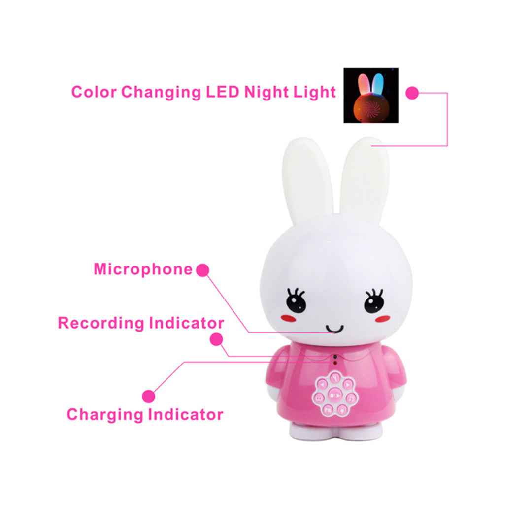Alilo Honey Bunny Pink Musical Learning Toy
