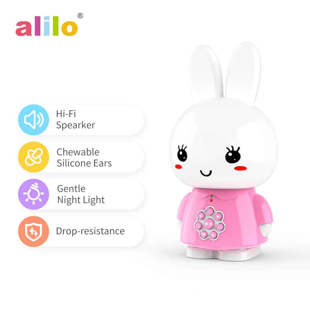 Alilo Honey Bunny Pink Musical Learning Toy