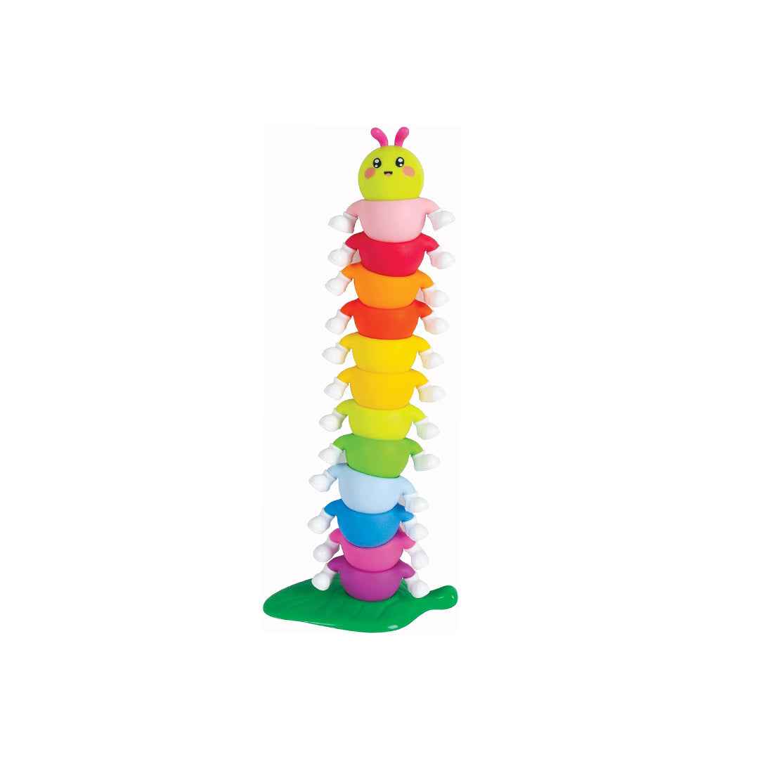 Ambassador Caterpillar Stacking Toy | Colorful Balancing Educational Game
