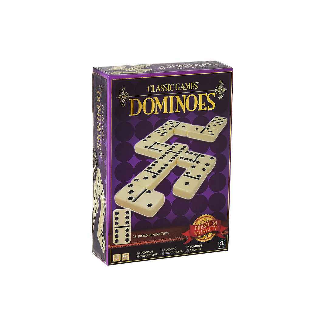 Ambassador Classic Double Dominoes Set | Premium Strategy Board Game - Toyspry