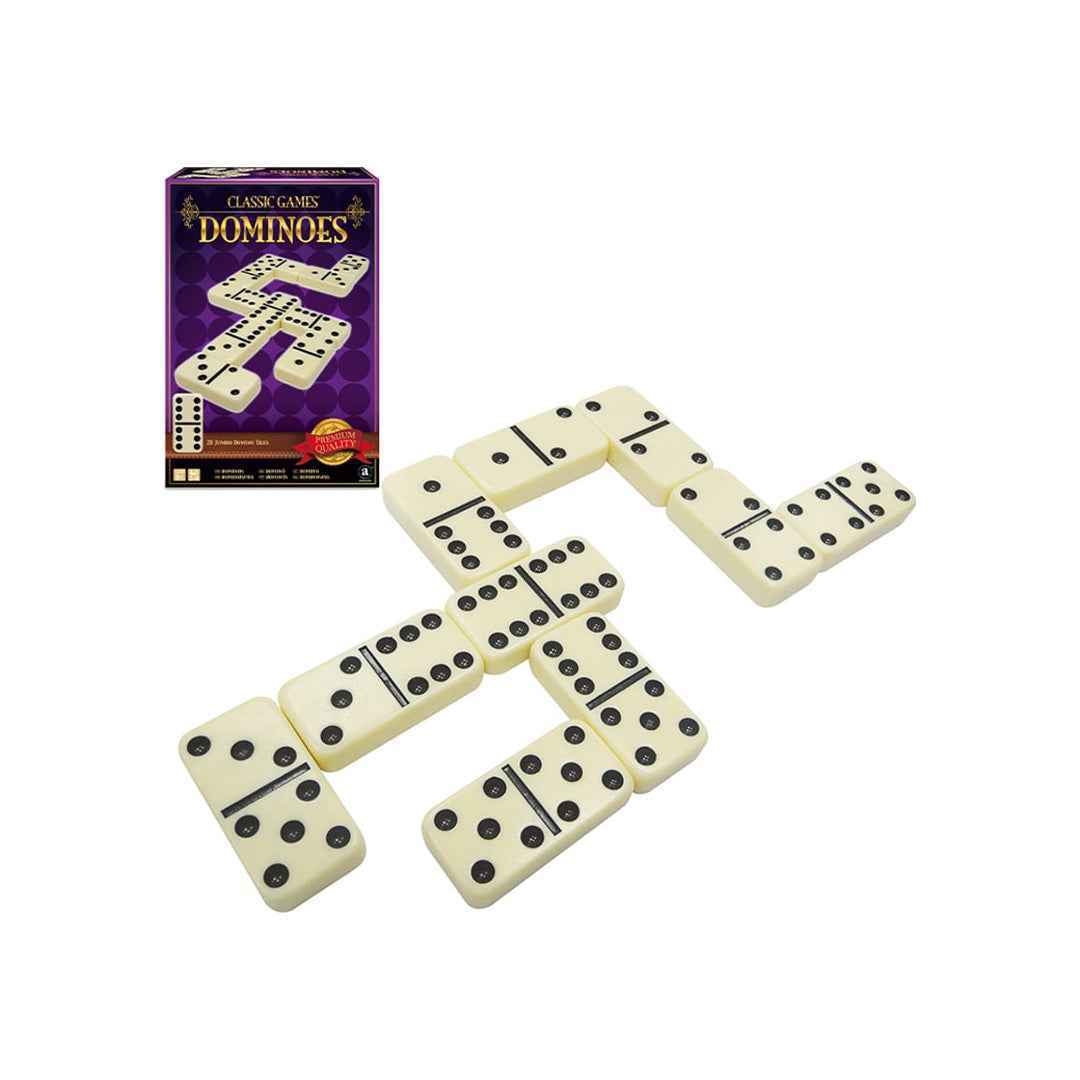 Ambassador Classic Double Dominoes Set | Premium Strategy Board Game