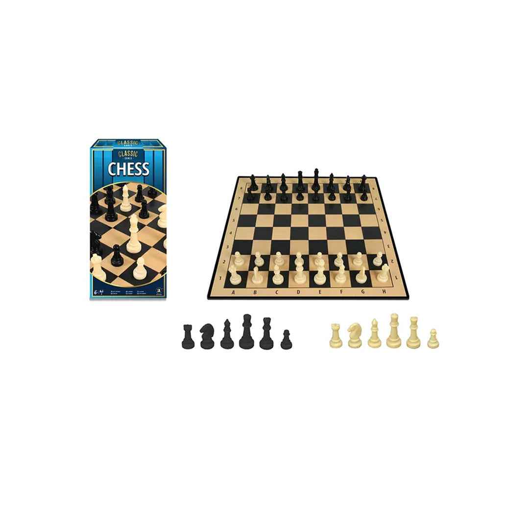 Ambassador Classic Games Chess Strategy Board Game - Basic Chess Set