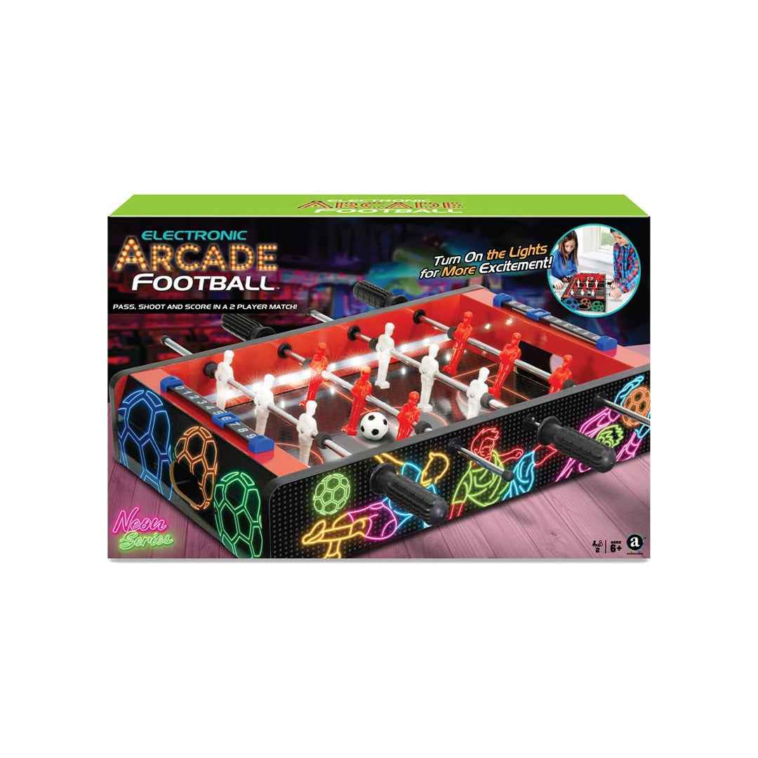 Ambassador Electronic Arcade LED Light-Up Foosball Table - Toyspry