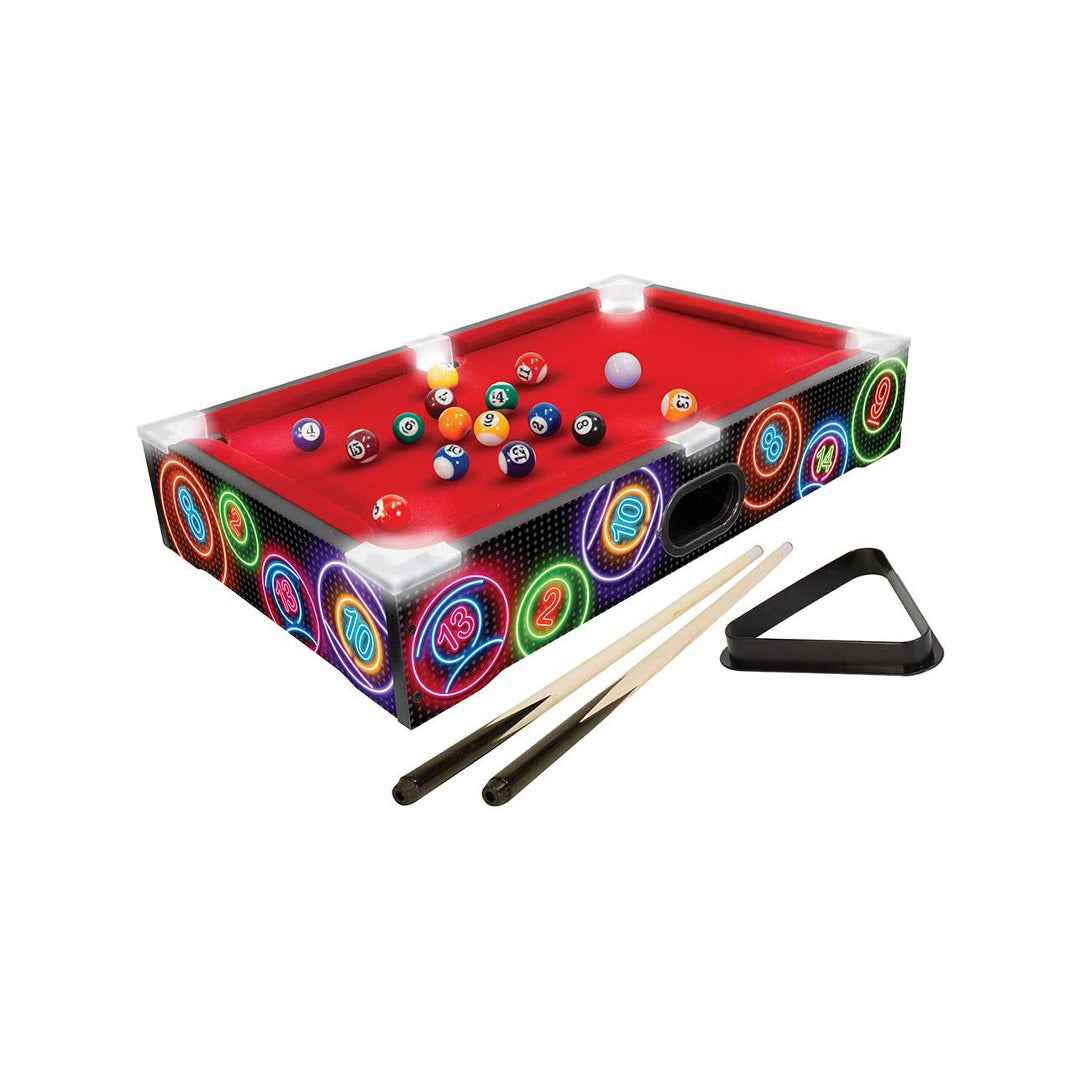 Ambassador Electronic Arcade LED Light-Up Pool Table - Toyspry