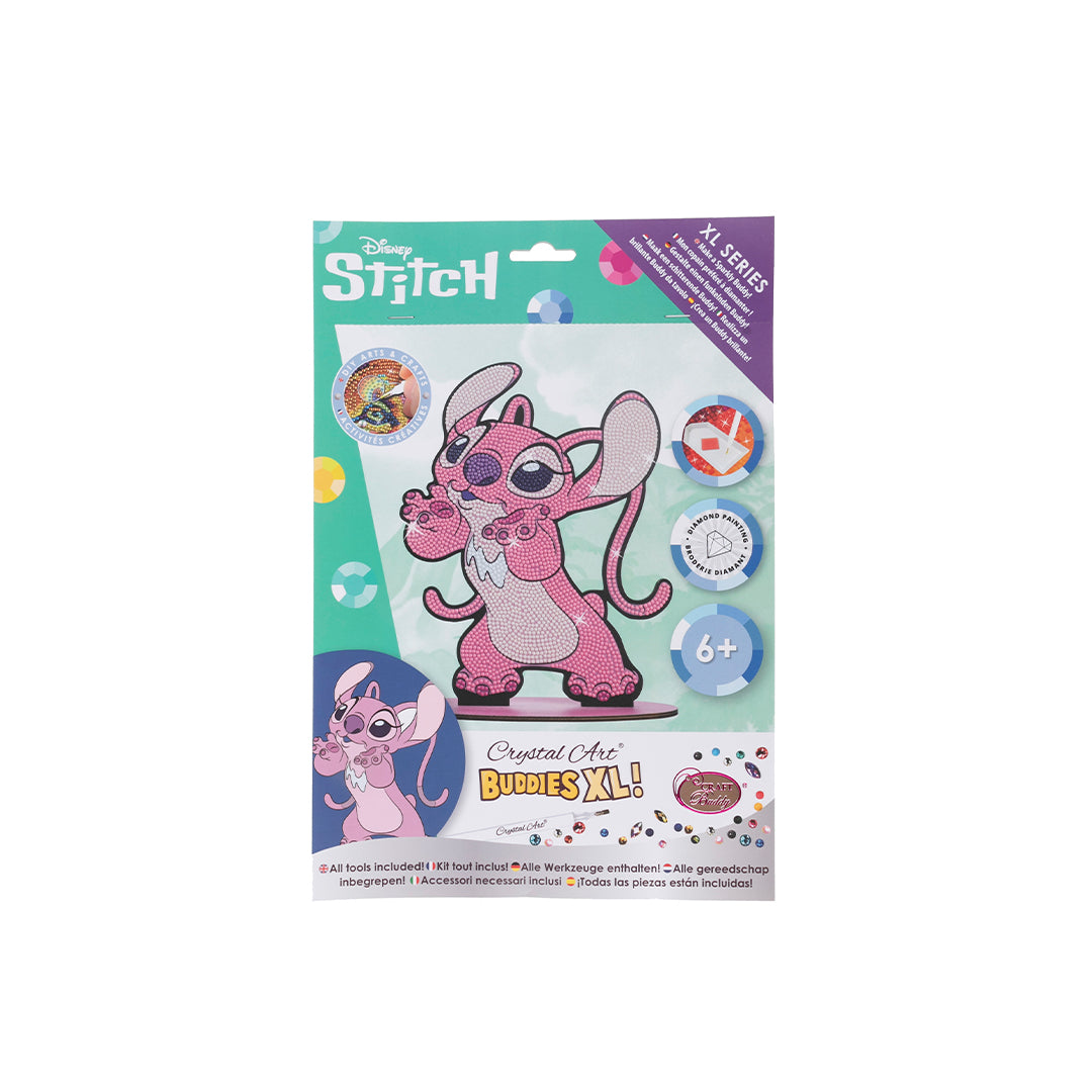 Angel Crystal Art XL Buddy - Disney Lilo & Stitch Diamond Painting Craft Kit