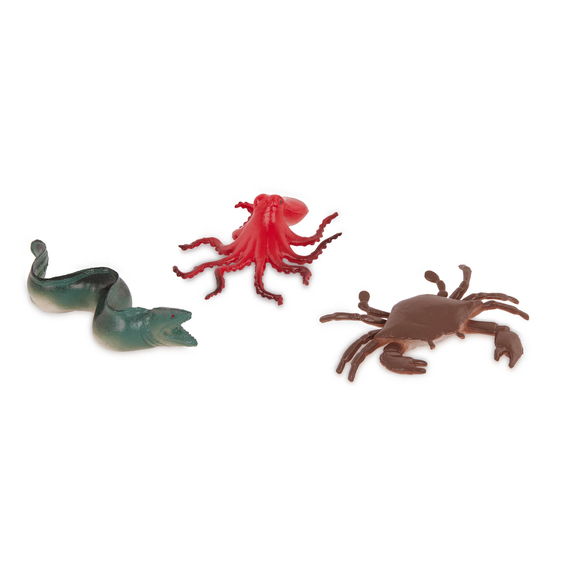 Terra 60-Piece Ocean Animal Figurines Playset - Miniature Sea Animal Toys for Kids