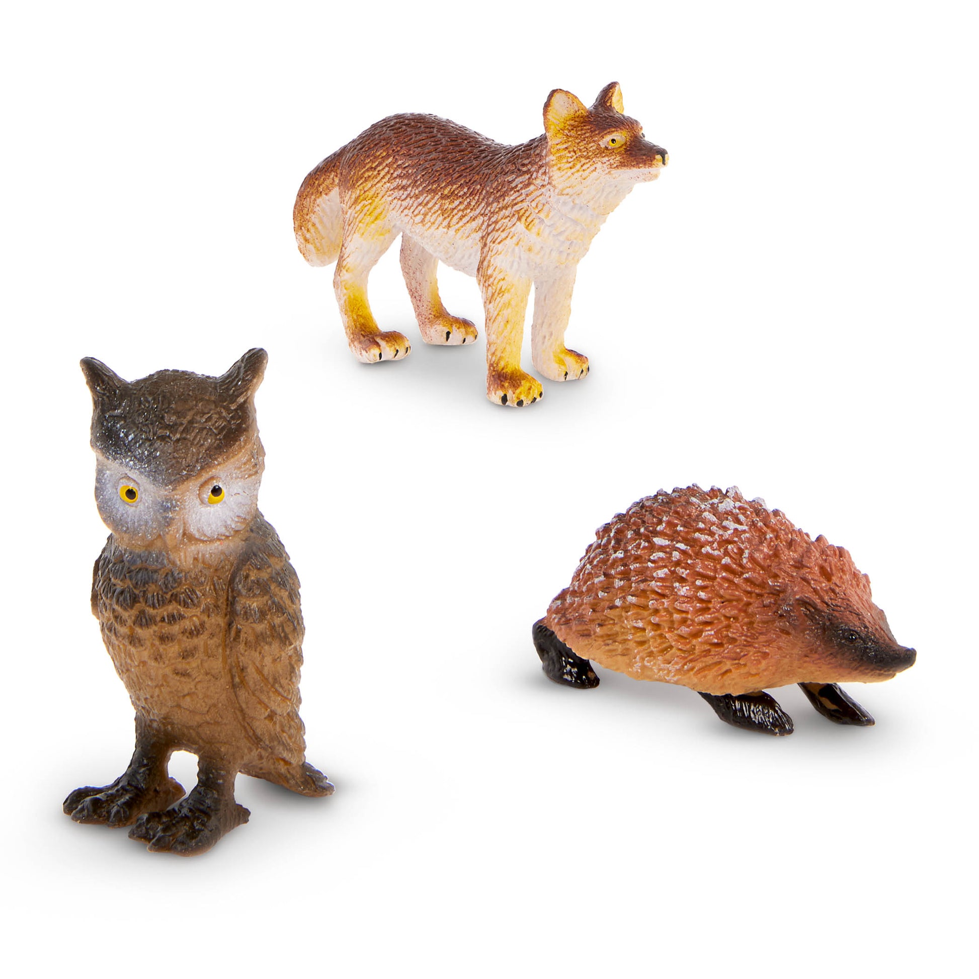 Terra Forest Animals in a Tube - 8 Piece Miniature Animal Toy Set for Kids