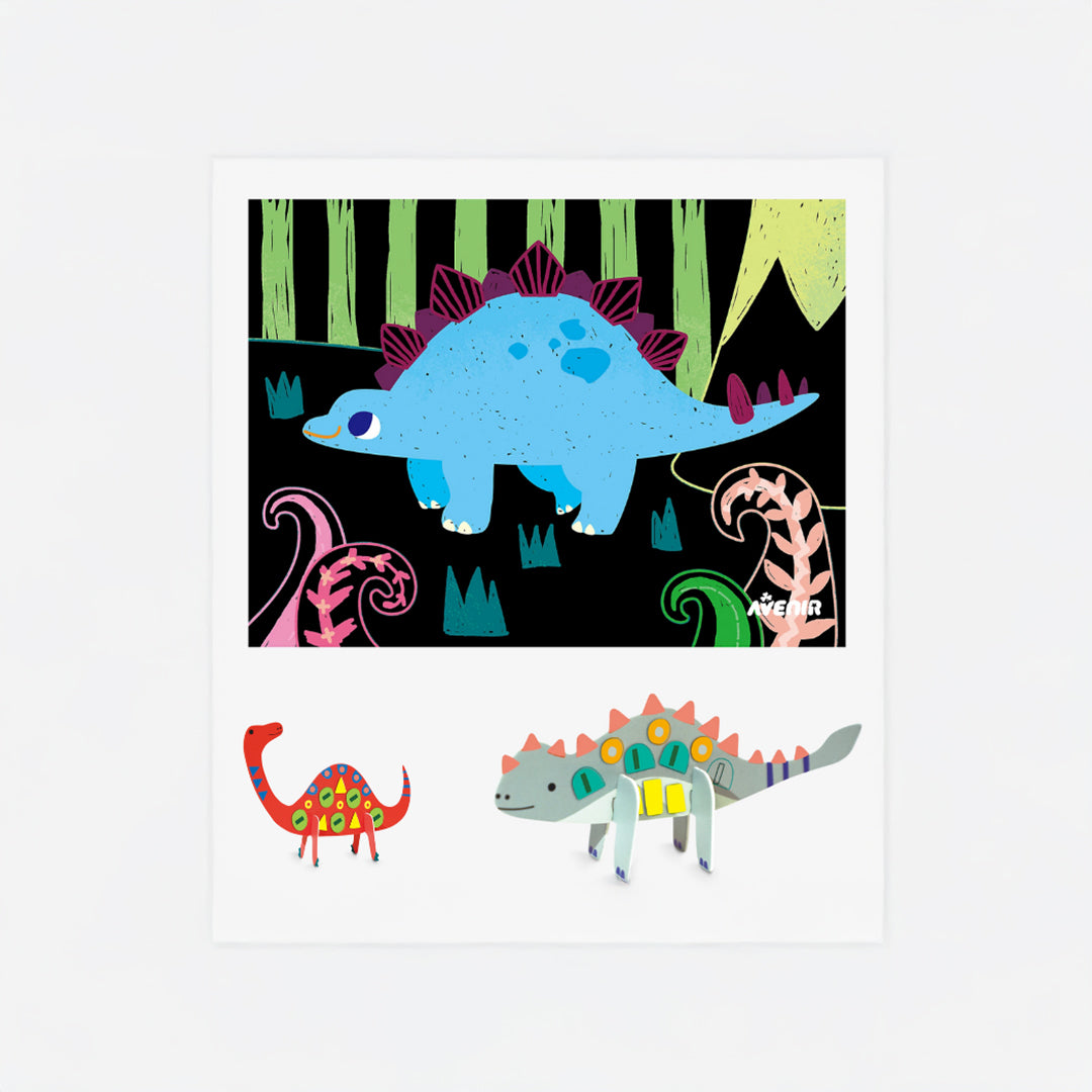 Avenir 4-in-1 Dinosaur Craft Kit Play Box