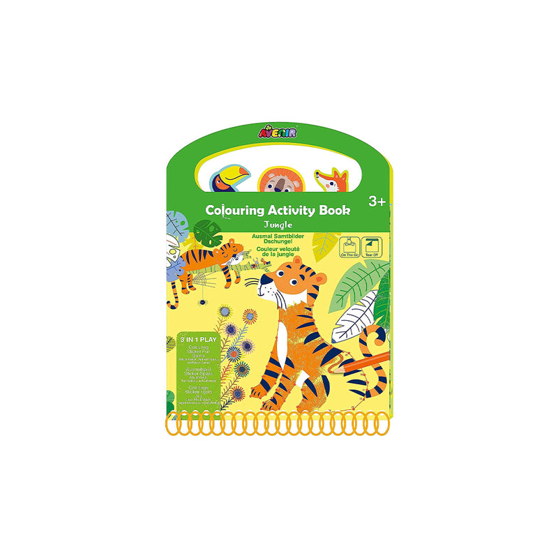 Avenir Jungle Coloring Activity Book