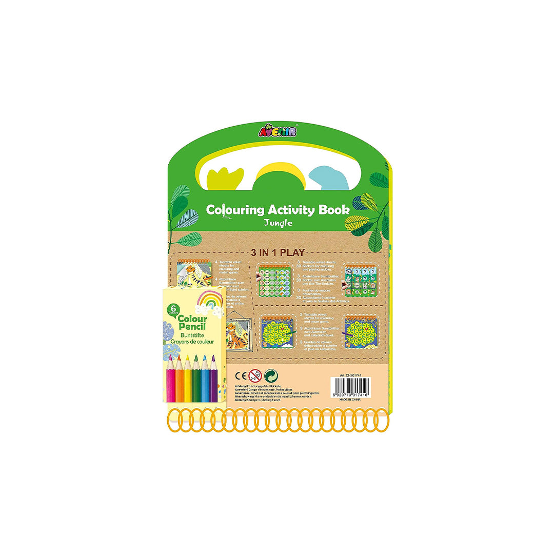 Avenir Jungle Coloring Activity Book