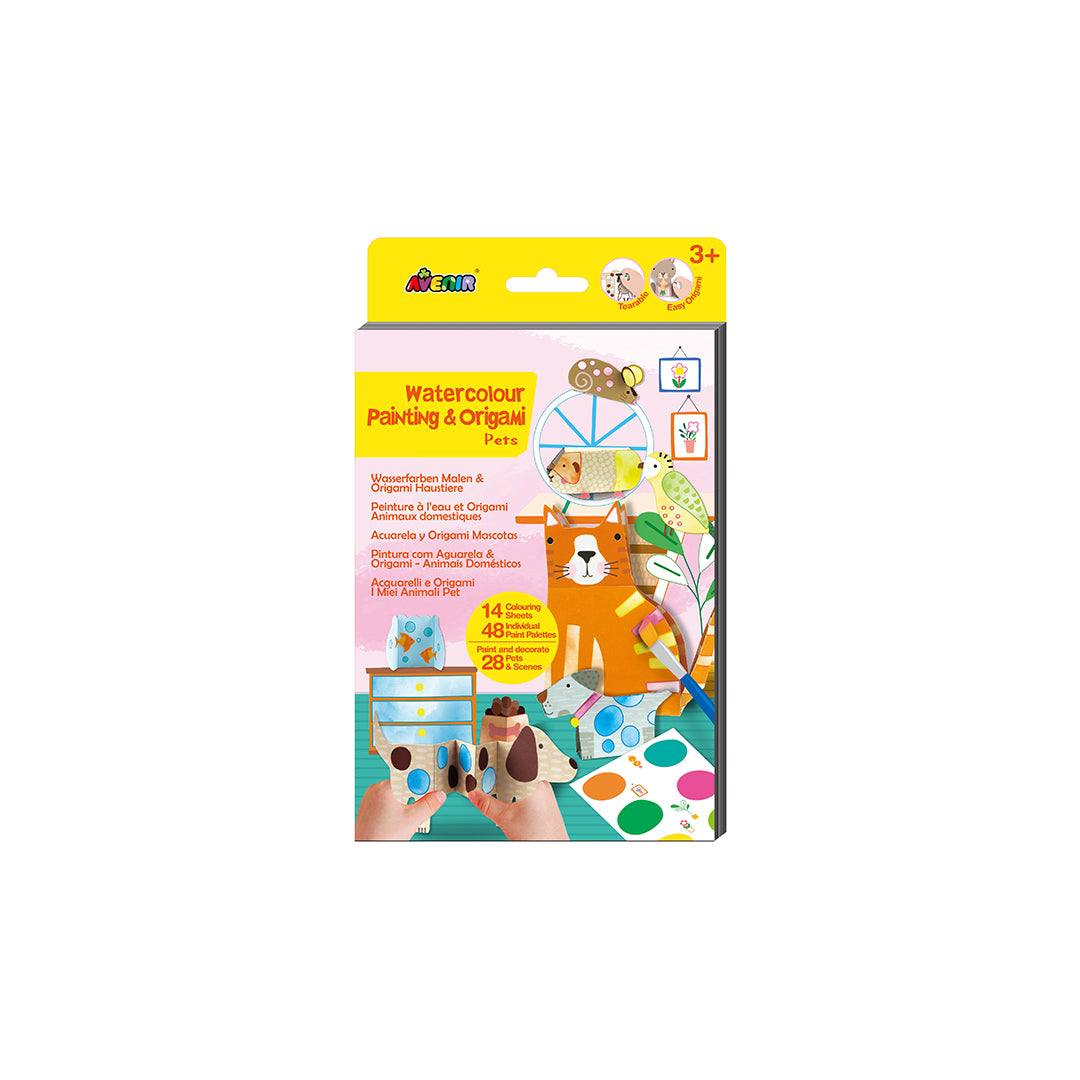 Avenir Pets Watercolour Painting & Origami Kit