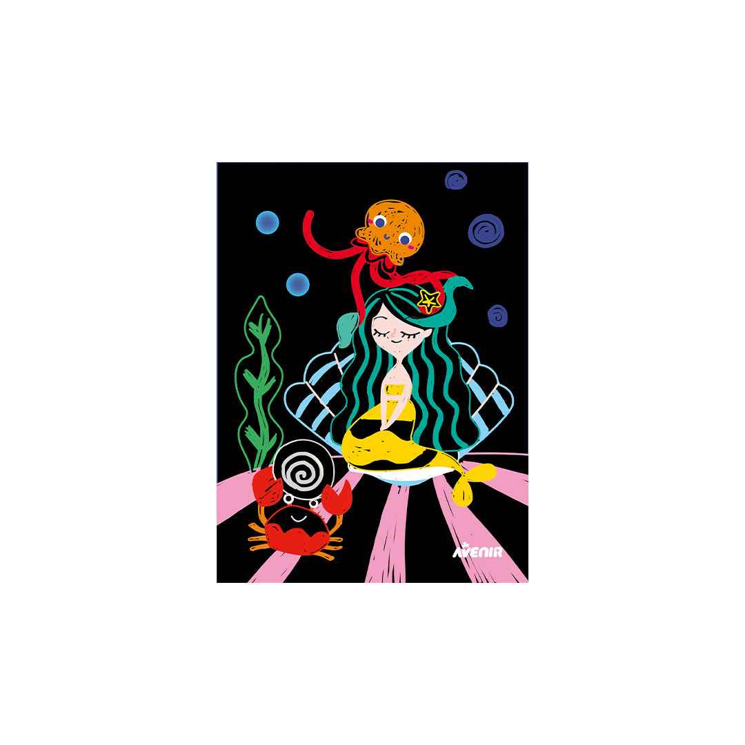 Avenir Scratch Junior My Little Mermaids Art Set