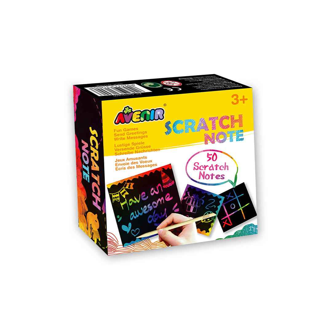 Avenir 50-Piece Scratch Note Art Set